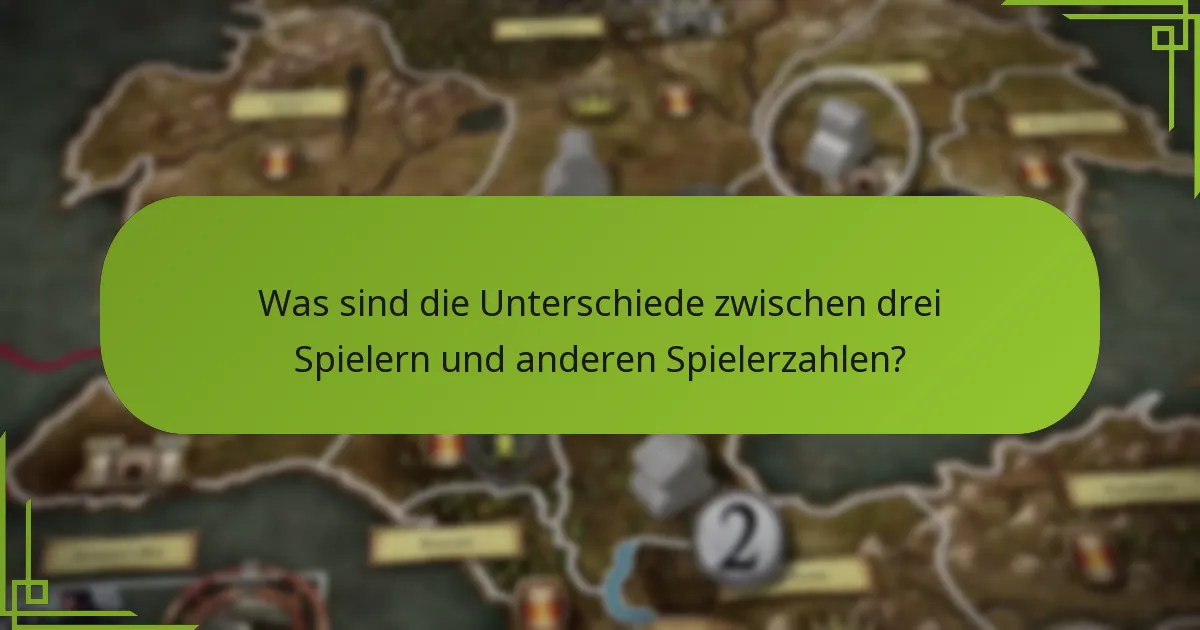 Welche einzigartigen Regeln gelten für das Drei-Spieler-Szenario?