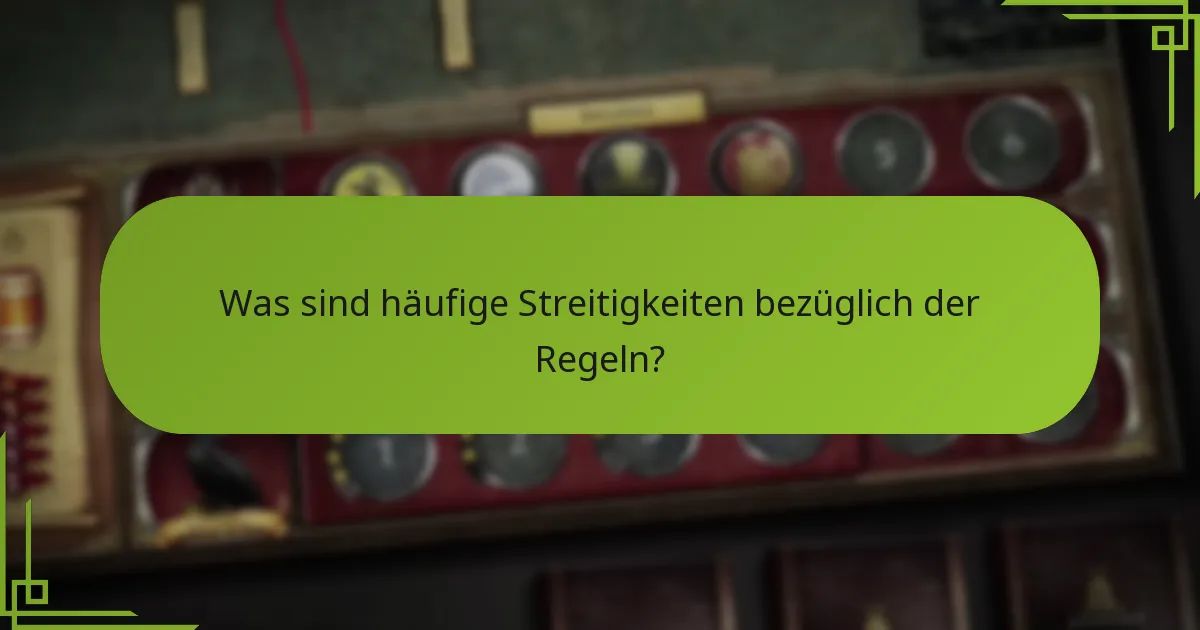 Wie können Streitigkeiten während des Spiels gelöst werden?