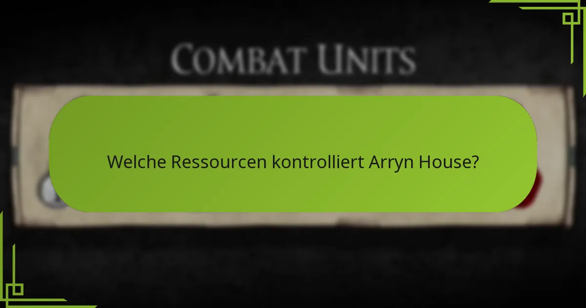 Wie vergleicht sich die Strategie von Arryn House mit anderen Häusern?